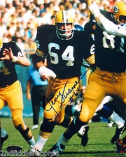 JERRY KRAMER~Green Bay Packers-Autographed 8x10 Picture-Green Bay Hall Of Fame