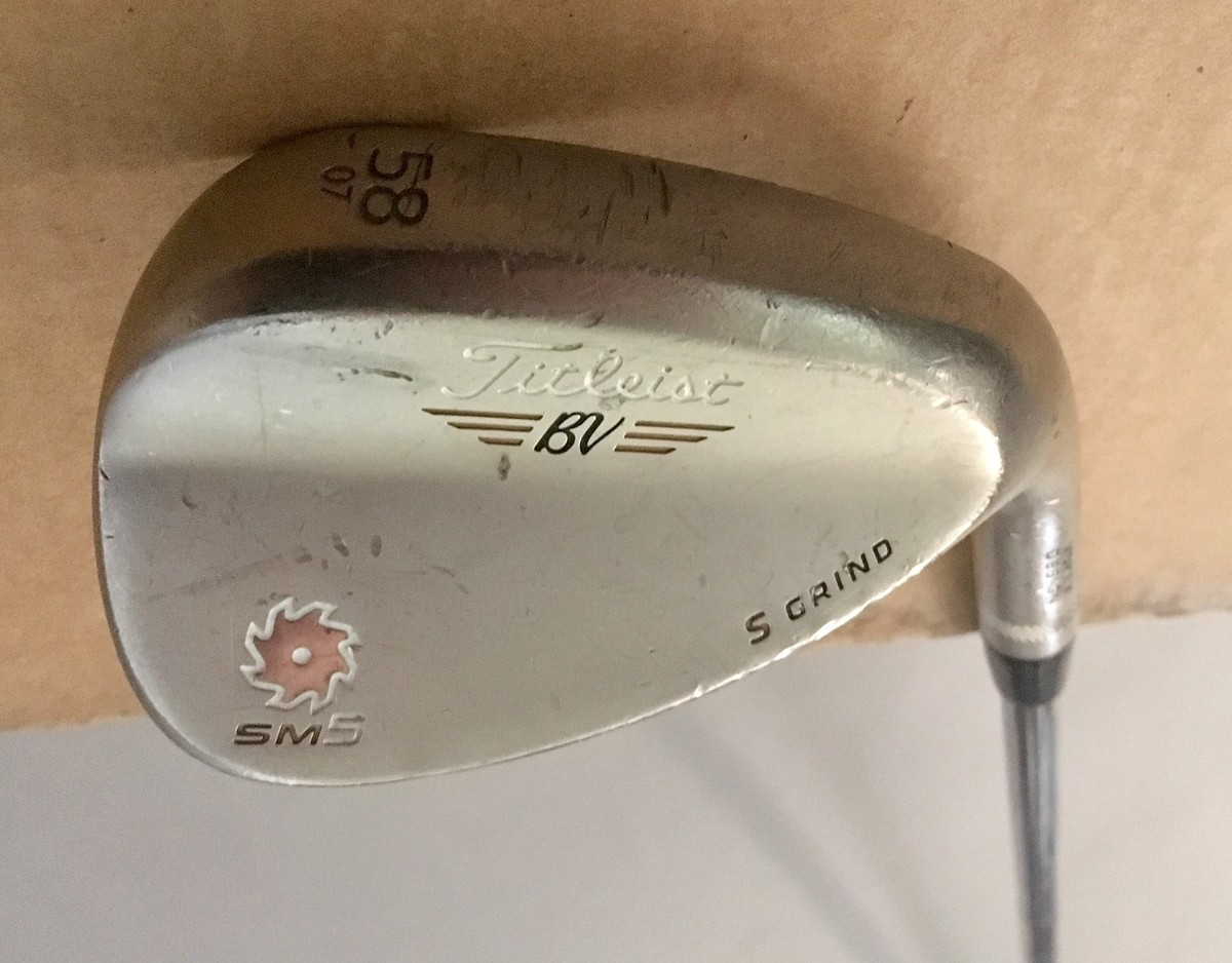 Titleist ウェッジ SM5 58-07 S Titleist Vokey SM5 Tour Chrome S Grind Wedge 58*-07 Wedge