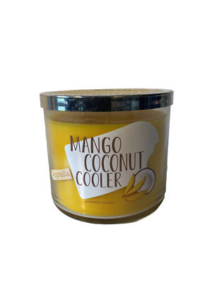 Bath & Body Works 3-Wick Scented Candle Fragrance MANGO COCONUT COOLER  2014
