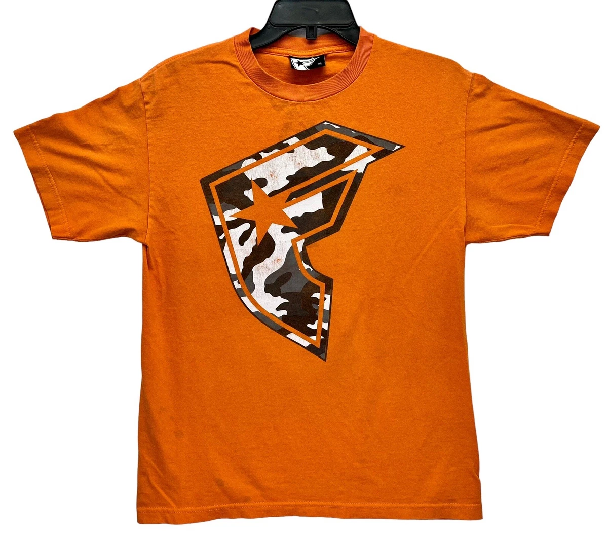 orange graphic tee men