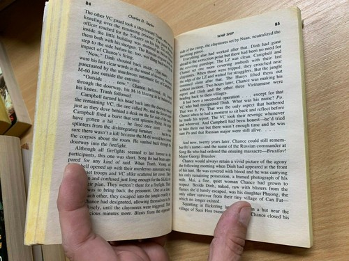 1989 "WAR SHIP" CHARLES D TAYLOR WAR FICTION USA PAPERBACK BOOK (P2) - Imagen 7 de 8