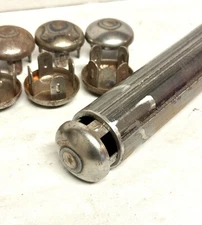 10 pk STEEL Pipe Railing End Caps For 1 1/4” Sch 40 Rail Posts Plugs no welding