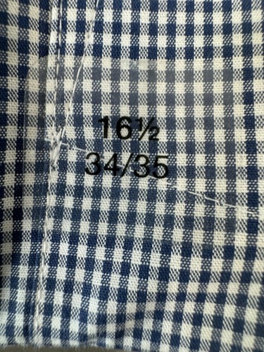 CLUB ROOM Navy Blue Striped Performance Regular Fit Dress Shirt NEW 16-1/2 34/35 - Picture 2 of 6