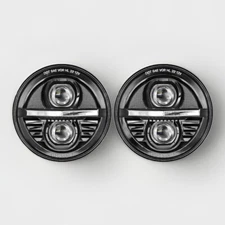 UNI-SHINE 2 Pcs 7 Inch LED Headlights For Any 7 Inch Light Barrel Model