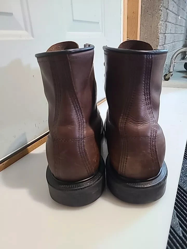 RED WING 2233 SUPERSOLE Steel Toe Brown Leather Work Boots Mens SZ