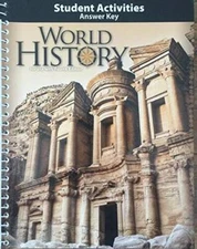 World History Student Activities Answer Key ~ 4th Edition - Paperback - GOOD