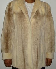 Revillon Sheared Mink Reversible Fur Jacket Size 2-4 Excellent Con Free Shipping