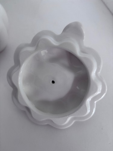 NIB Martha Stewart Small Covered Pumpkin Tureen White Ceramic Dish Fall - Picture 9 of 12