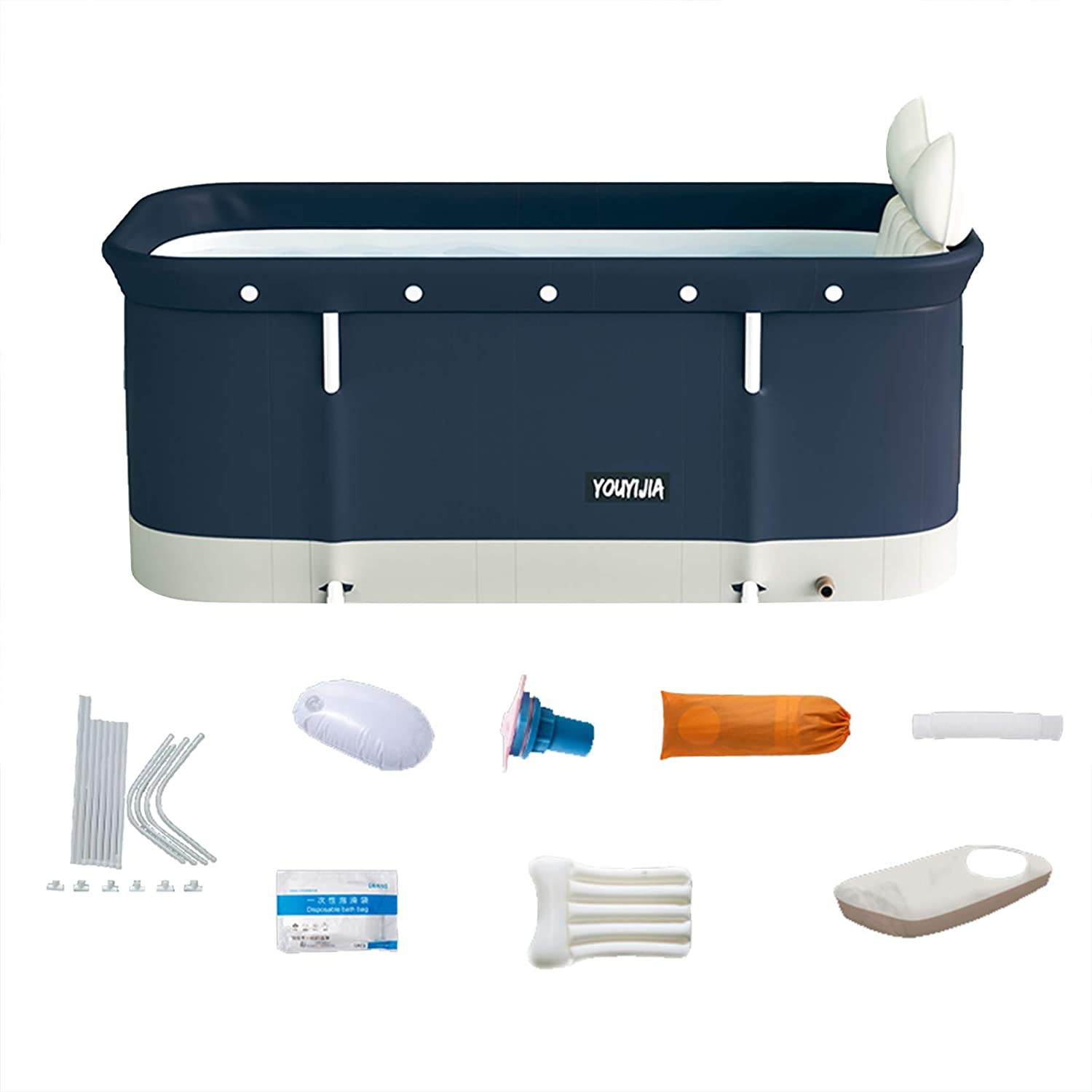 Baignoire portable 120cm pour petite salle de bain sans travaux