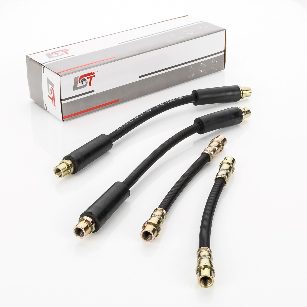 4x Brake Hose Brake Line Front Rear for SKODA SUPERB 3U4