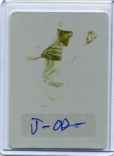 2019 Leaf Perfect Game All American Yellow Printing Plate Jack O'Dowd Auto 1/1