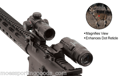 最終値下LEAPERS UTG マグファイアフリップアップSCP-MF3WEQS UTG 3X Magnifier with Flip-to-side Quick Detach Picatinny Mount
