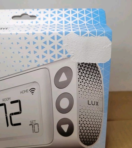 LUX CS1 Wifi Digital Thermostat White Model CS1-WH1-B04 - NEW & SEALED! (READ!) - Picture 3 of 15