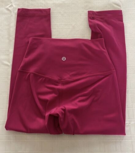 New Lululemon Align High Rise Crop 21" Ruby Red Pant Legging Size 4 - Afbeelding 1 van 7