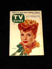 TV GUIDE-12/1955-LUCILLE BALL-DESI ARNAZ-I LOVE LUCY-DENVER EDITION EX