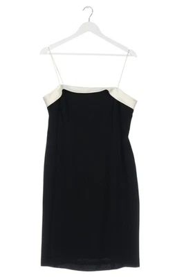 ANN TAYLOR Vestido tipo overol Mujeres Vestido Talla EU 46 negro-blanco puro - Imagen 1 de 4