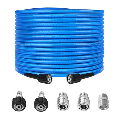 #ad High Pressure Washer Hose 50 FT X 1 4 Inch Kink Resistant Power Washer Exten... $45.25