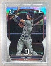 Max Clark 2023 Bowman Draft #BDC-76 Refractor Chrome Rookie 1st RC