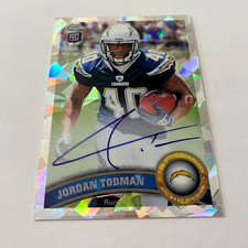 2011 Topps Football  Chrome Atomic Refractor  Rookie   AUTO   BILAL POWELL  /50