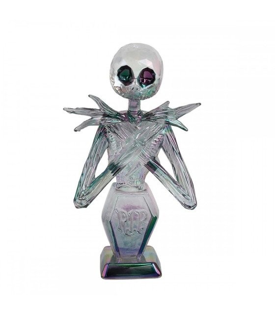 Figurine Jack Skellington Disney Facets statuette de collection transparente 9 cm