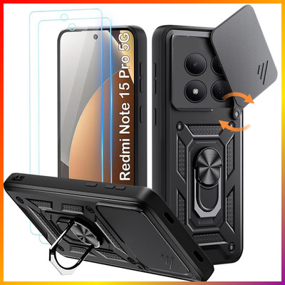 Handyhülle für Xiaomi Redmi Note 15 Pro 5G mit 2 Schutzfolien