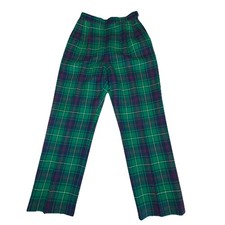 Vintage Pendleton Pants Womens 10 Petite Plaid Wool MacNeil Tartan Made USA 80s