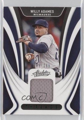 2022 Panini Absolute Retail Threads Green 48/199 Willy Adames #TR-WA 0c2