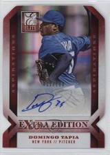 2013 Elite Extra Edition Aspirations Die-Cut Signatures Domingo Tapia Auto 13le