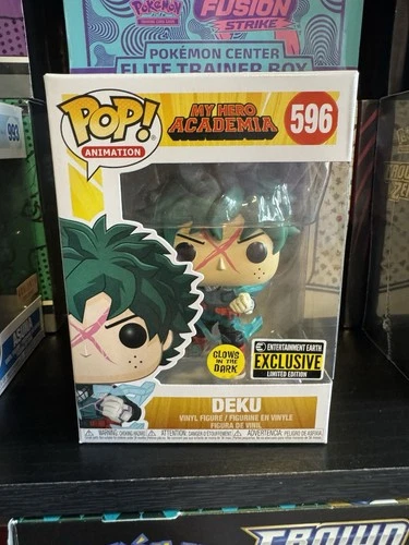 Funko Pop! Vinyl My Hero Academia Deku #596 Entertainment Earth Glow Figure