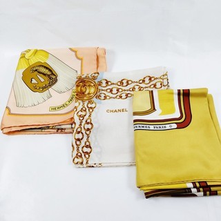Juego de 3 bufandas Hermes CHANEL 2344260