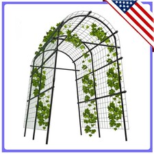 Garden Arch Trellis Expandable Plant Support Metal Arbor For Climbing Plants