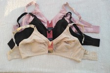 2er Pack Damen BH ohne Bügel Minimizer BH soft Baumwolle BHs Größe 85-115/ B C D