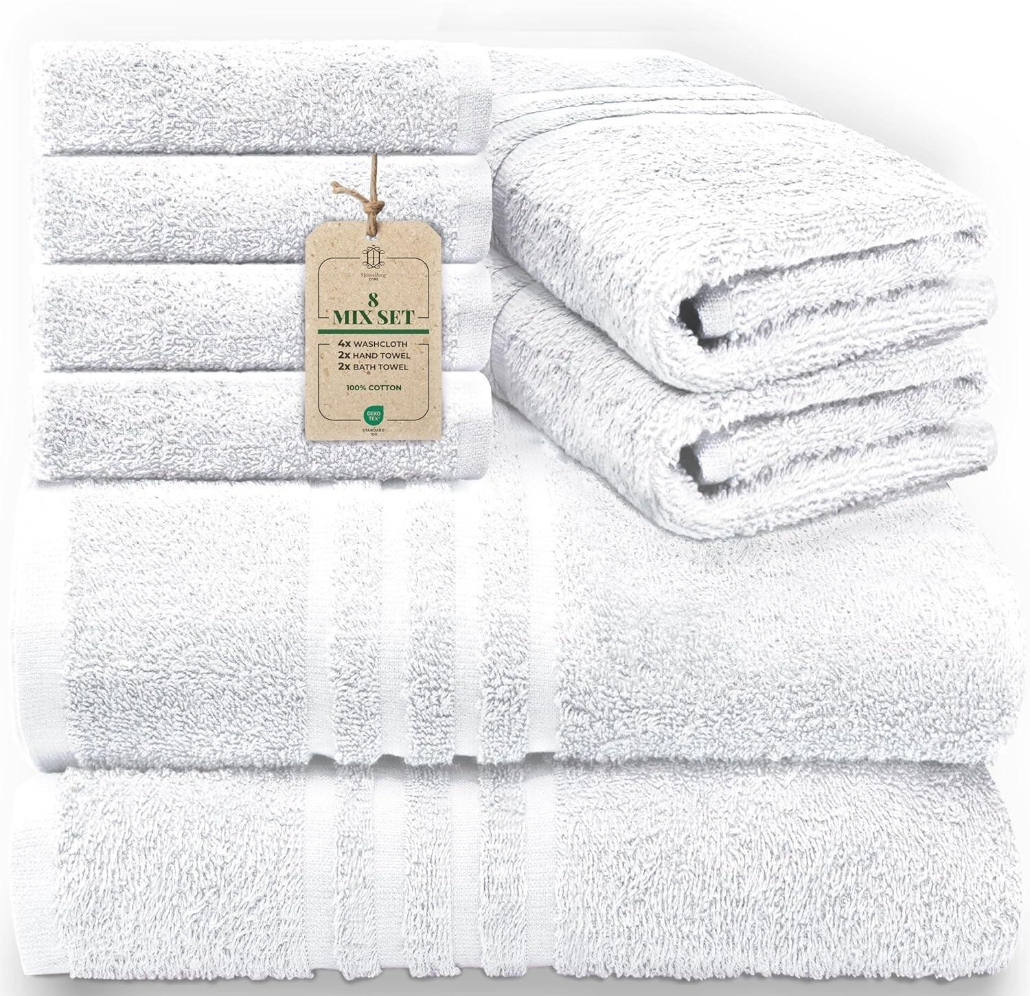 Set &ndash; 4 Washcloth , 2 Hand Towel, 2 Bath Towel