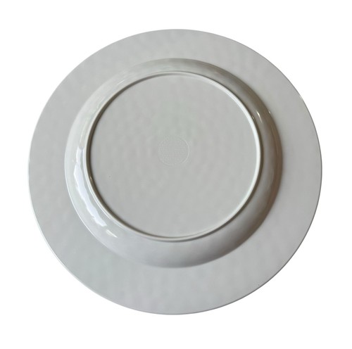 Williams-Sonoma "Rustic" Ivory-Brown Melamine 10.88” Dinner Plates Set Of 3 - Picture 4 of 8