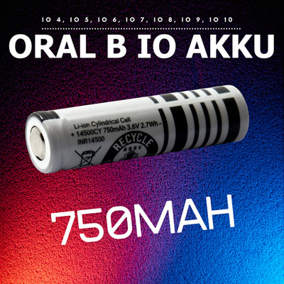  Ersatz Oral-B iO 6 7 8 9 10 N Akku Zahnbürste Sanyo Batterie 