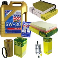 Inspektionspaket 5L Liqui Moly 5W-30 FüR Audi TT 2.0 TTS Quattro 2.5 RS A3