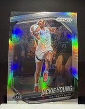 2025 Panini Prizm WNBA Jackie Young Silver Prizm #23 - Las Vegas Aces