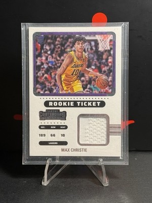 2022-23 Panini Contenders-Rookie Ticket Swatches Max Christie #RTS-MCL (MEM, RC)