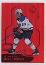 2024-25 Skybox Metal Universe PMG Red 99/100 Jake Neighbours #53
