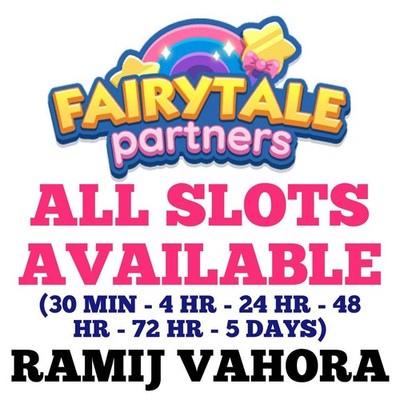 ALL TYPE  SLOTS - VILLAINOUS  PARTNERS (GUARANTEE COMPLETION) PARTNER EVENT