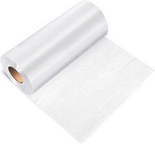 1 Roll 10" X 100 Yd Clear Wash Away Water Soluble Embroidery Stabilizer 25 m Top