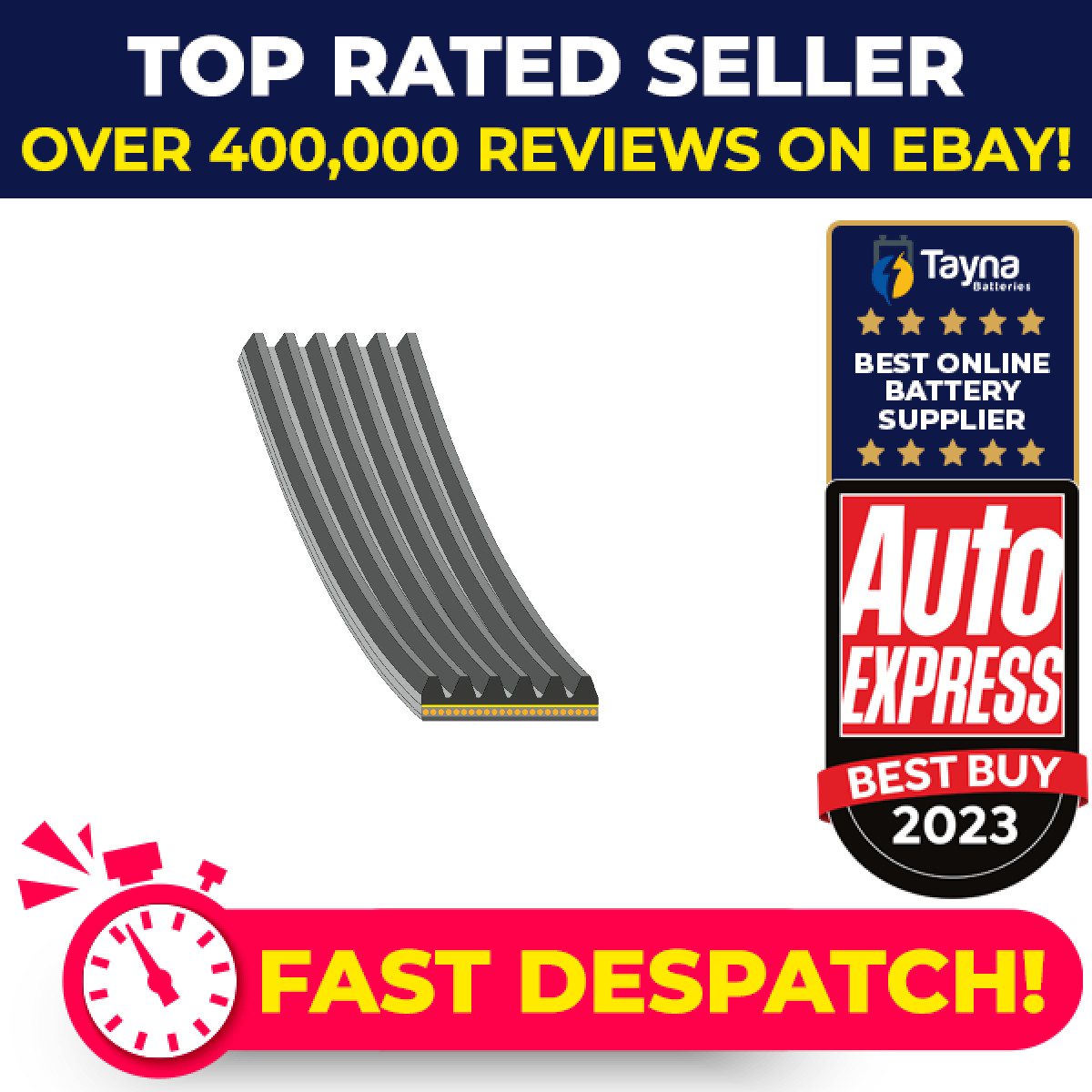 6 Rib Multi V Drive Belt 182869 Febi 117206842R 1172000Q5A 117206838R 6PK1822EST