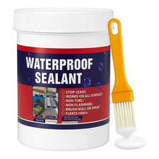 Liquid Waterproof Sealant Clear for Roof Leaks, Patio, Bathroom  Shower
