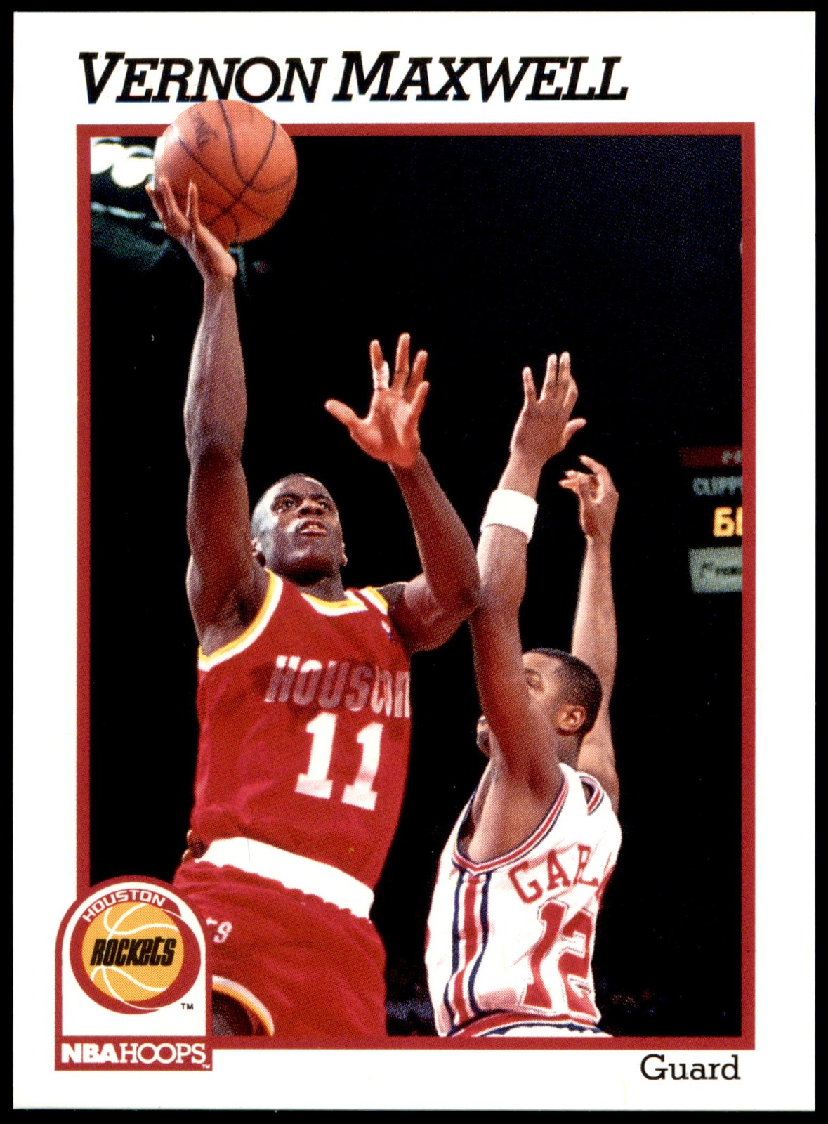 1991-92 Hoops #77 Vernon Maxwell