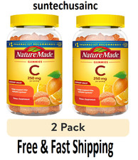Nature Made Vitamin C 250 mg Per Serving Gummies,Dietary,120 Count Each,2 Pack