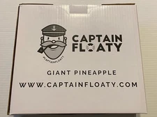Captain Floaty Giant Pineapple Pool Float Beach & Pool Over 6 Feet Long New