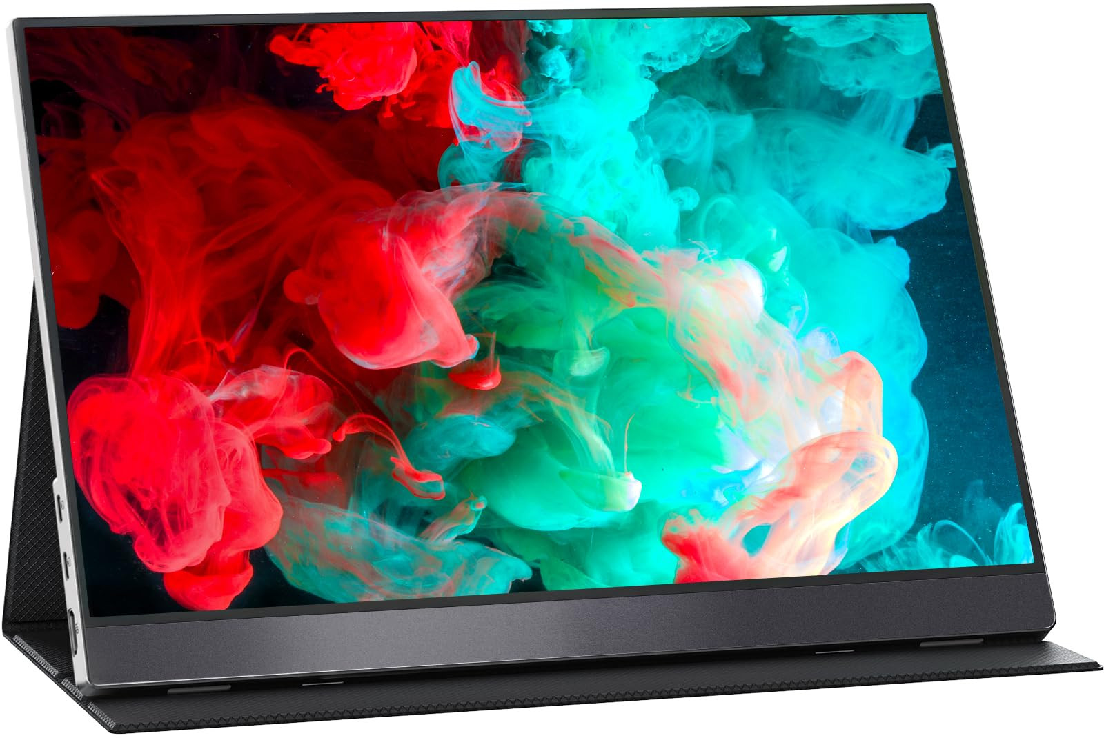 Portable Monitor-15.6 Inch Travel Screen FHD 1080P FreeSync Frameless USB-C C...