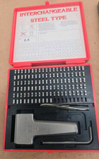 Pryor-Schlagstempelsatz im Set. 2,5 mm Höhe....