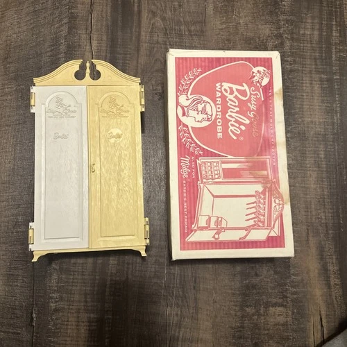 Vintage 1960s Barbie Armoire Wardrobe Closet by Susy Goose w/box