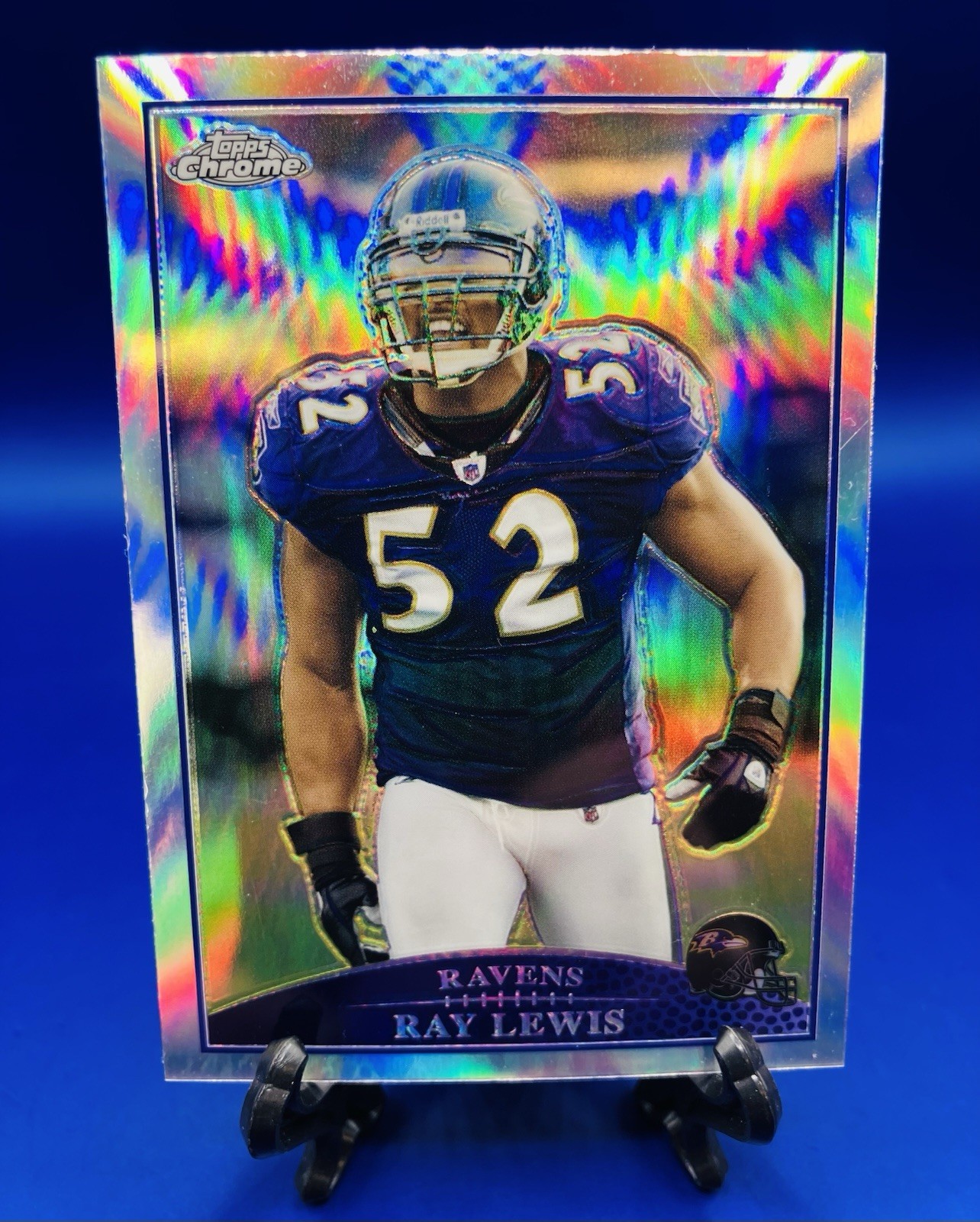 2009 Topps Chrome Refractor Ray Lewis #TC109 Ravens HOF